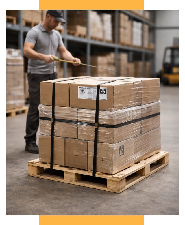 Упаковка и паллетирование грузов от 3543 р. | СетСервис-Грд