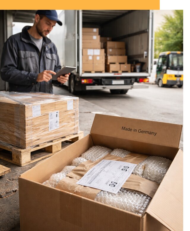 Доставка грузов из Германии от 45554 руб с таможенным оформлением