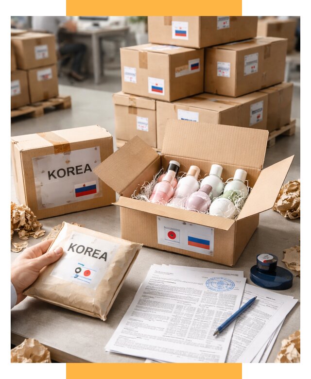 Доставка косметики из Кореи от 8605 р. под ключ | СетСервис-Грд