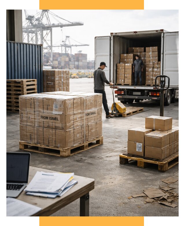 Доставка грузов из Израиля от 15185 р., логистика от СетСервис-Грд