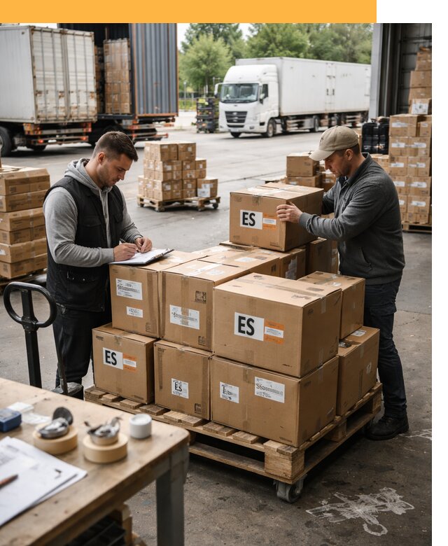 Доставка грузов в Испанию автотранспортом от 35431 руб