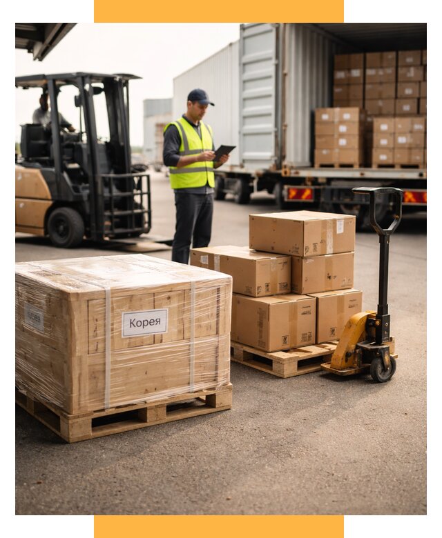 Доставка грузов в Корею из России от 35431 р. | СетСервис-Грд