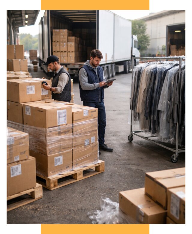 Перевозка и доставка одежды из Китая от 7592 р., СетСервис-Грд