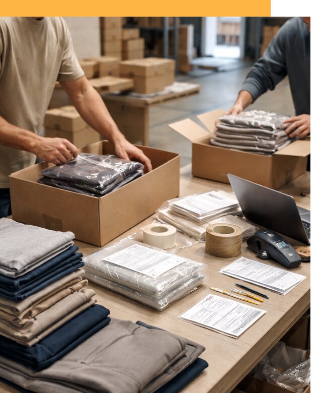 Перевозка одежды по миру от 7592 руб. с таможенным оформлением