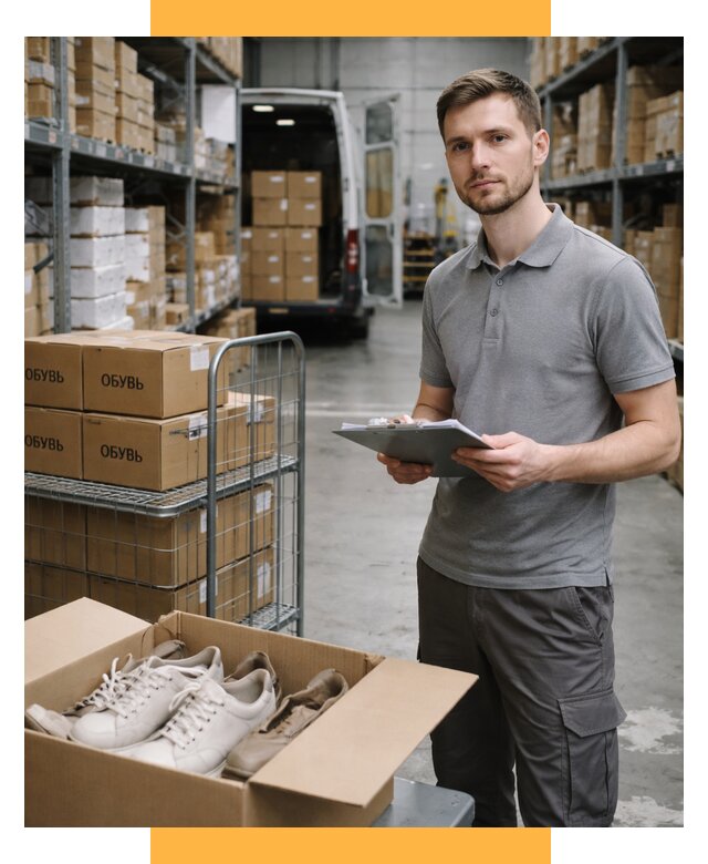 Доставка обуви из Китая и Турции от 4555 р. СетСервис-Грд