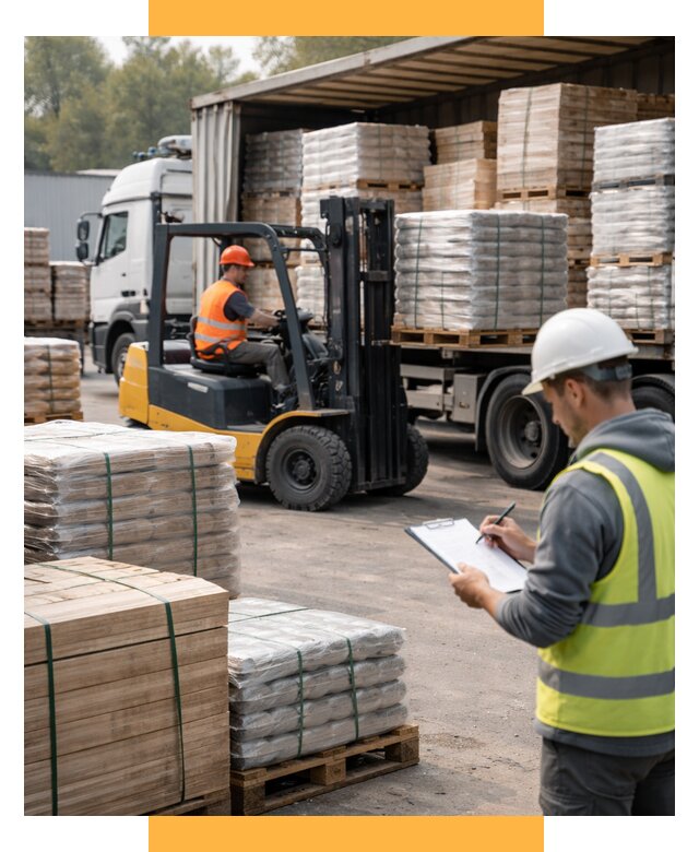 Перевозка строительных материалов от 5568 р. | СетСервис-Грд