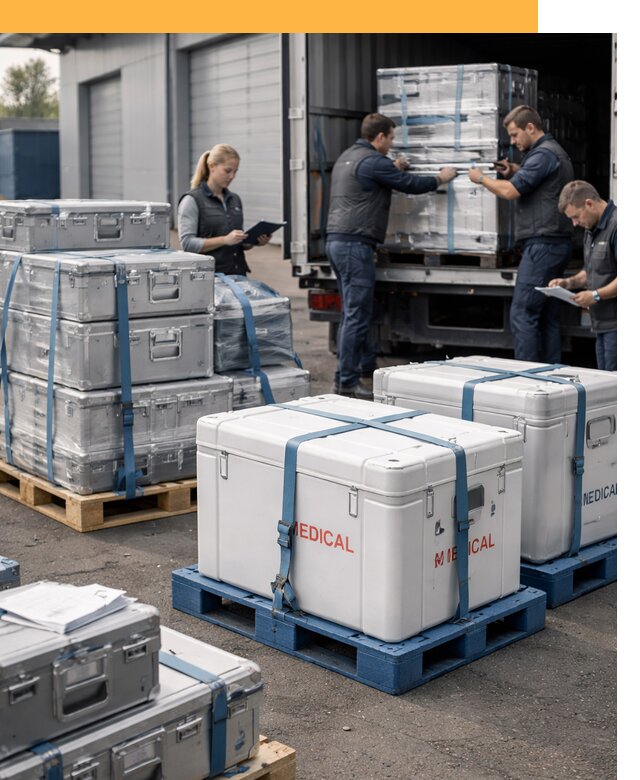 Перевозка медицинского оборудования по всему миру от 15185 руб