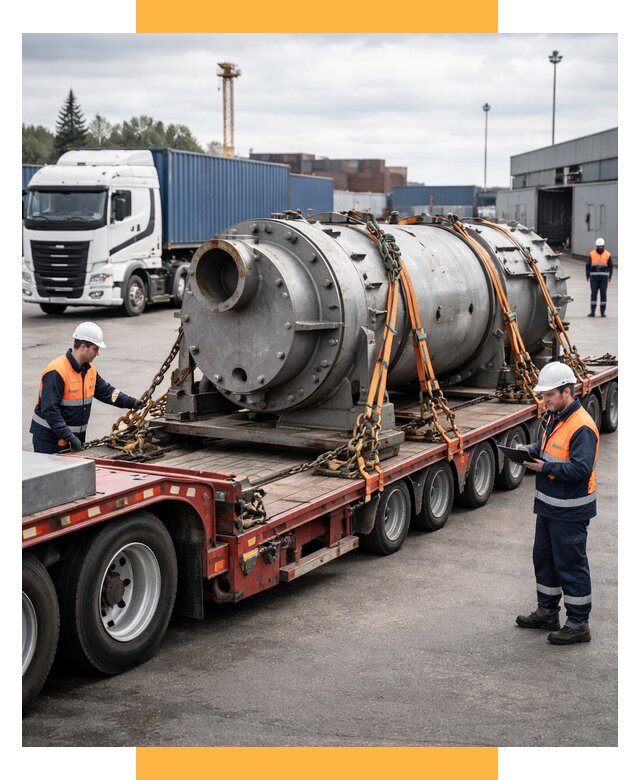 Перевозка тяжеловесных грузов под ключ от 151845 р. | СетСервис-Грд