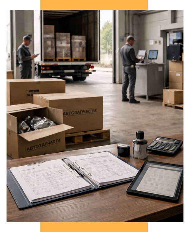Таможенное оформление автозапчастей под ключ от 8605 р., СетСервис-Грд
